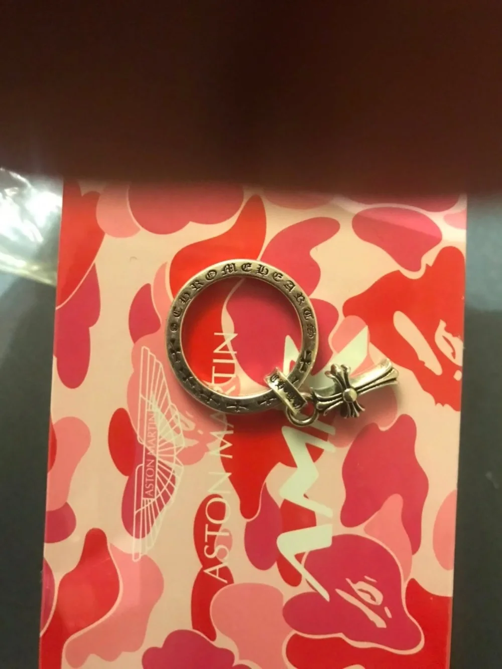 Chrome hearts, dagger cross hanging ring